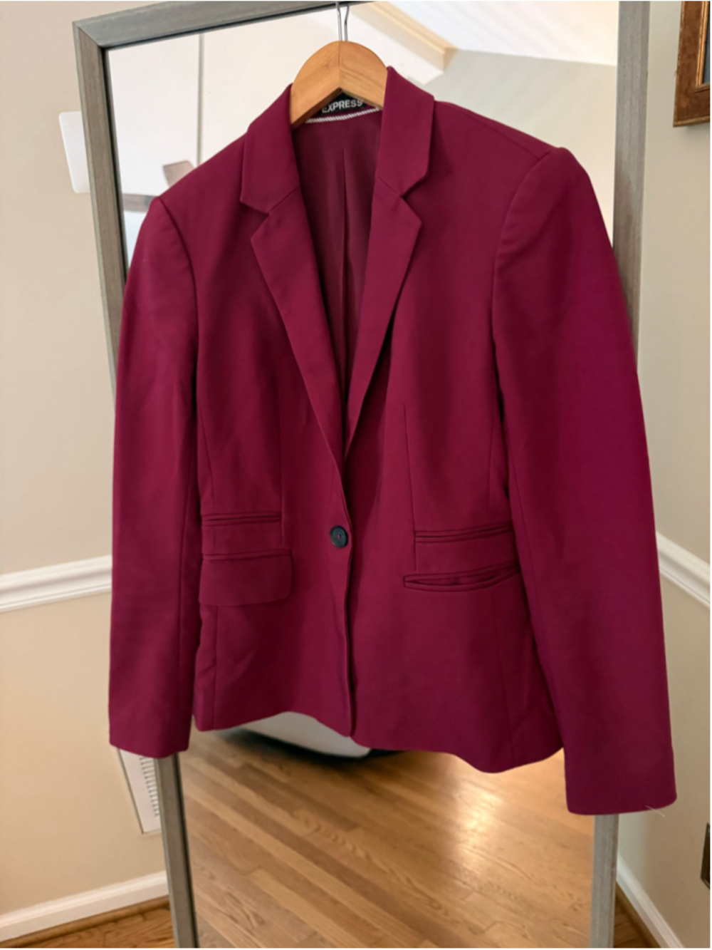 Women's Express Burgundy Blazer Size 4